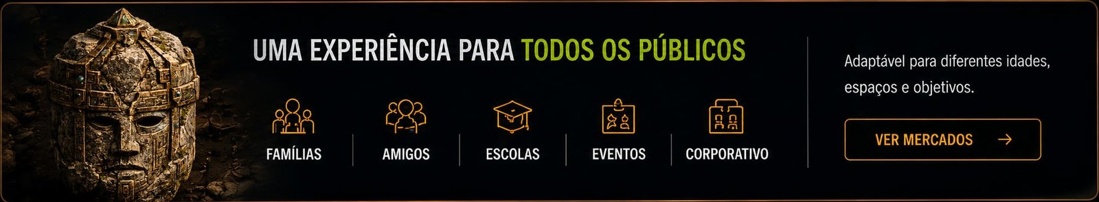 Uma experiência para todos os públicos
